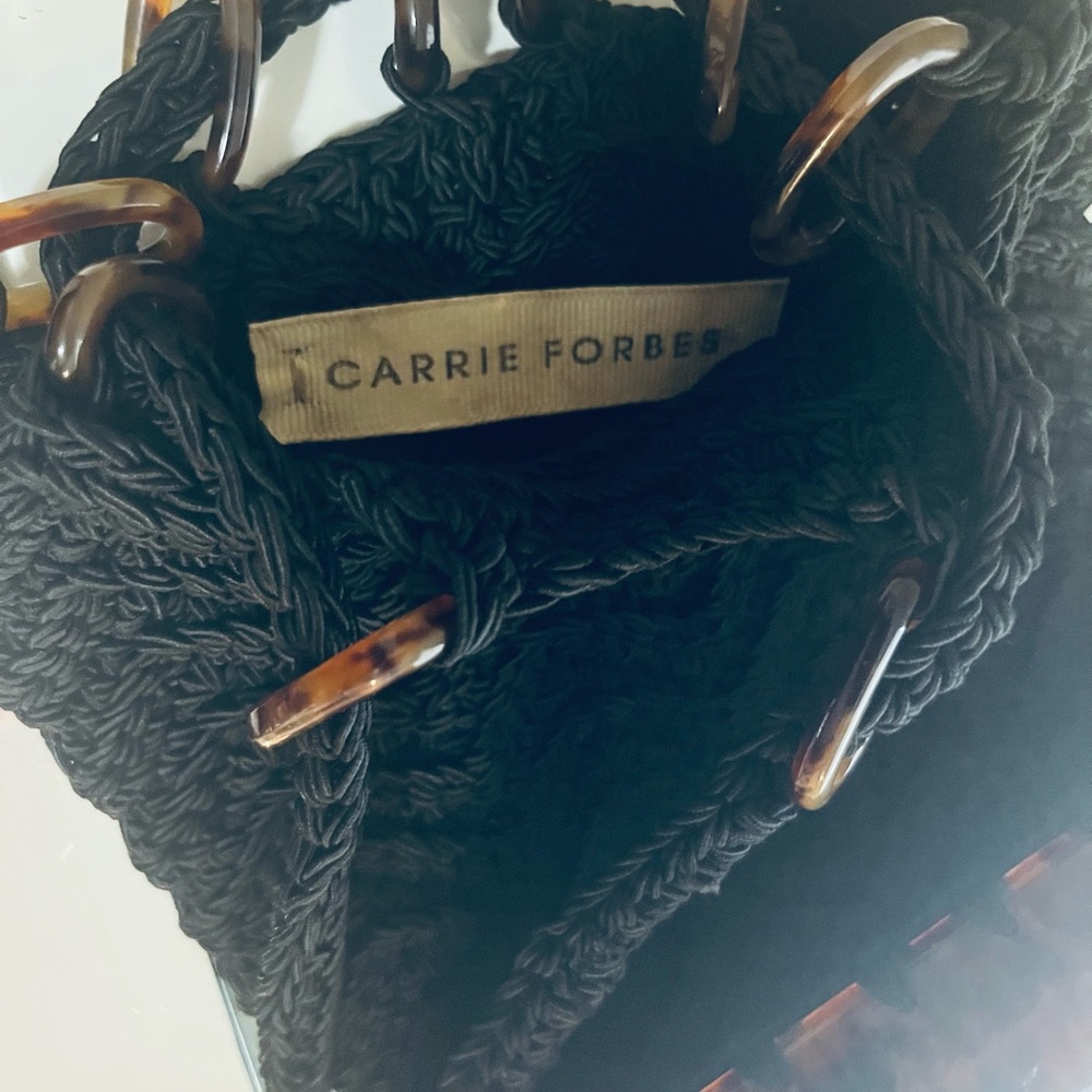 Boho vintage Woven and tortoise shell Mini Bag by Carrie Forbes ❤️❤️ - Picture 7 of 10